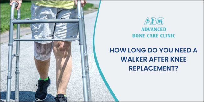 Walker Walker after knee replacement