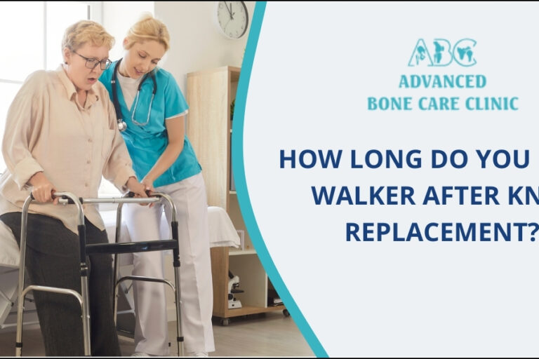 Walker after knee replacement