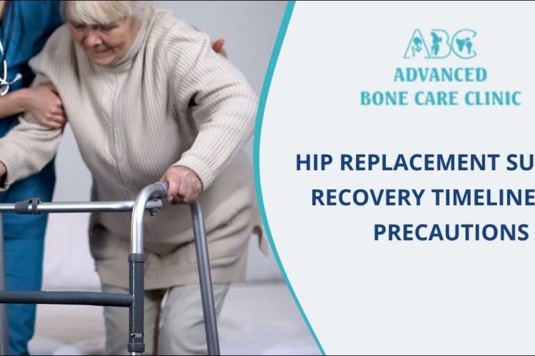 Hip replacement surgery recovery timeline